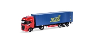 Herpa 317368 - H0 - Iveco S-Way LNG Container-Sattelzug HH Bode
